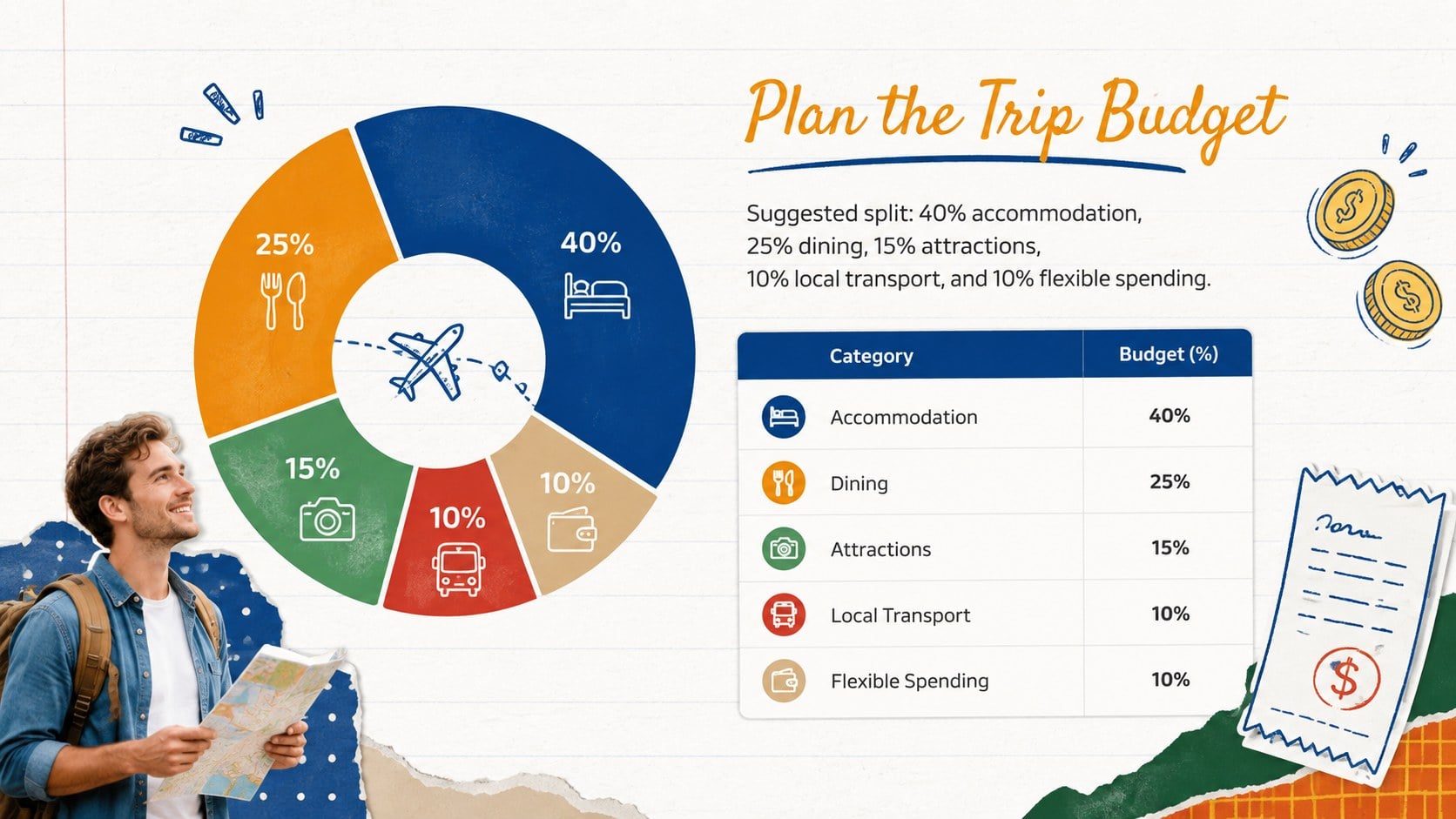 Paris City Break Planner presentation template, slide 11