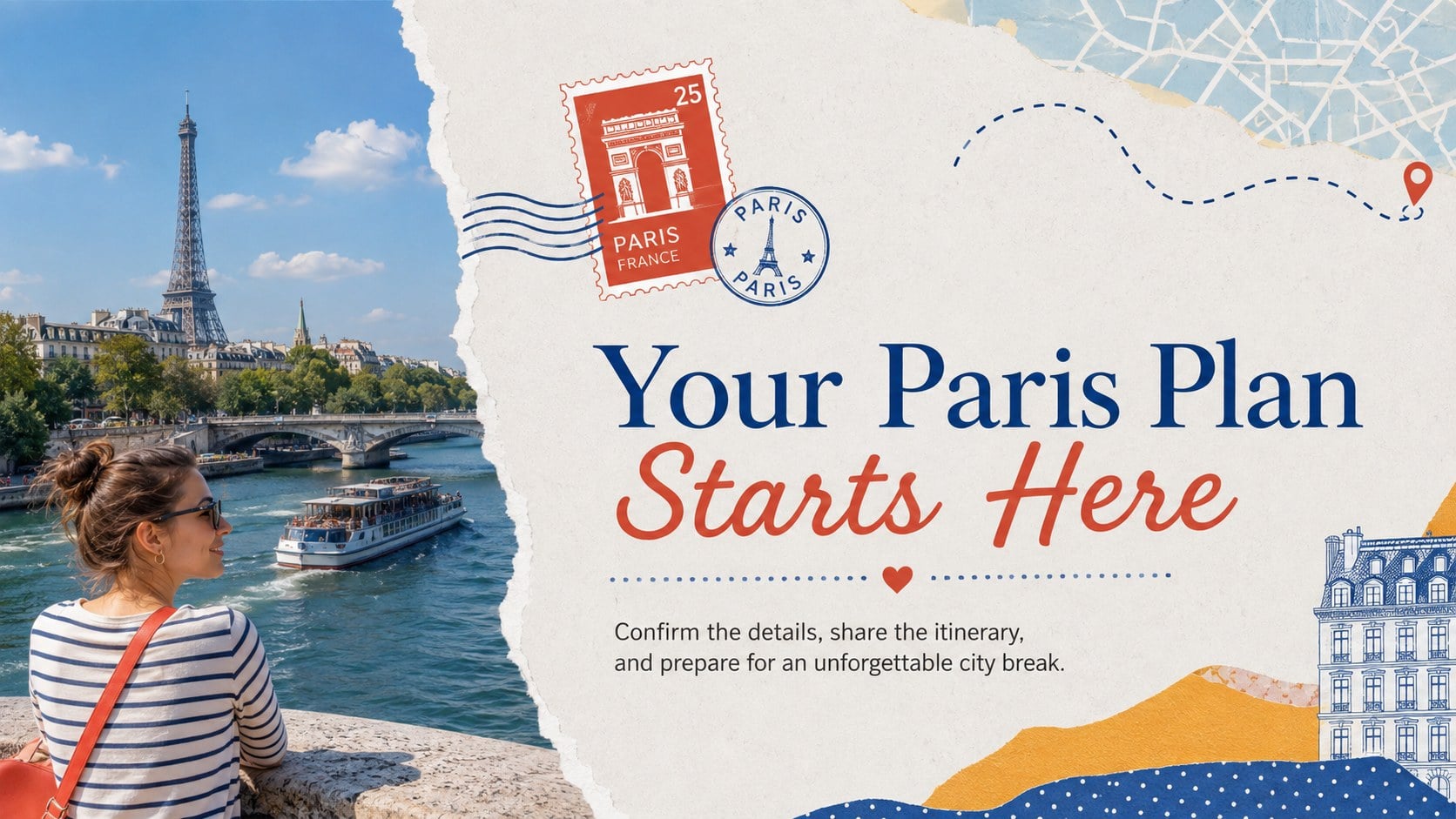 Paris City Break Planner presentation template, slide 15