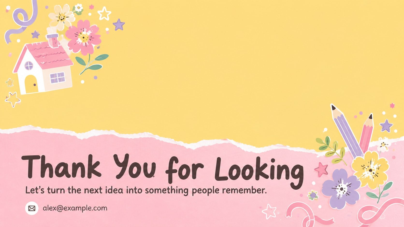 Pastel Creative Portfolio Deck presentation template, slide 16