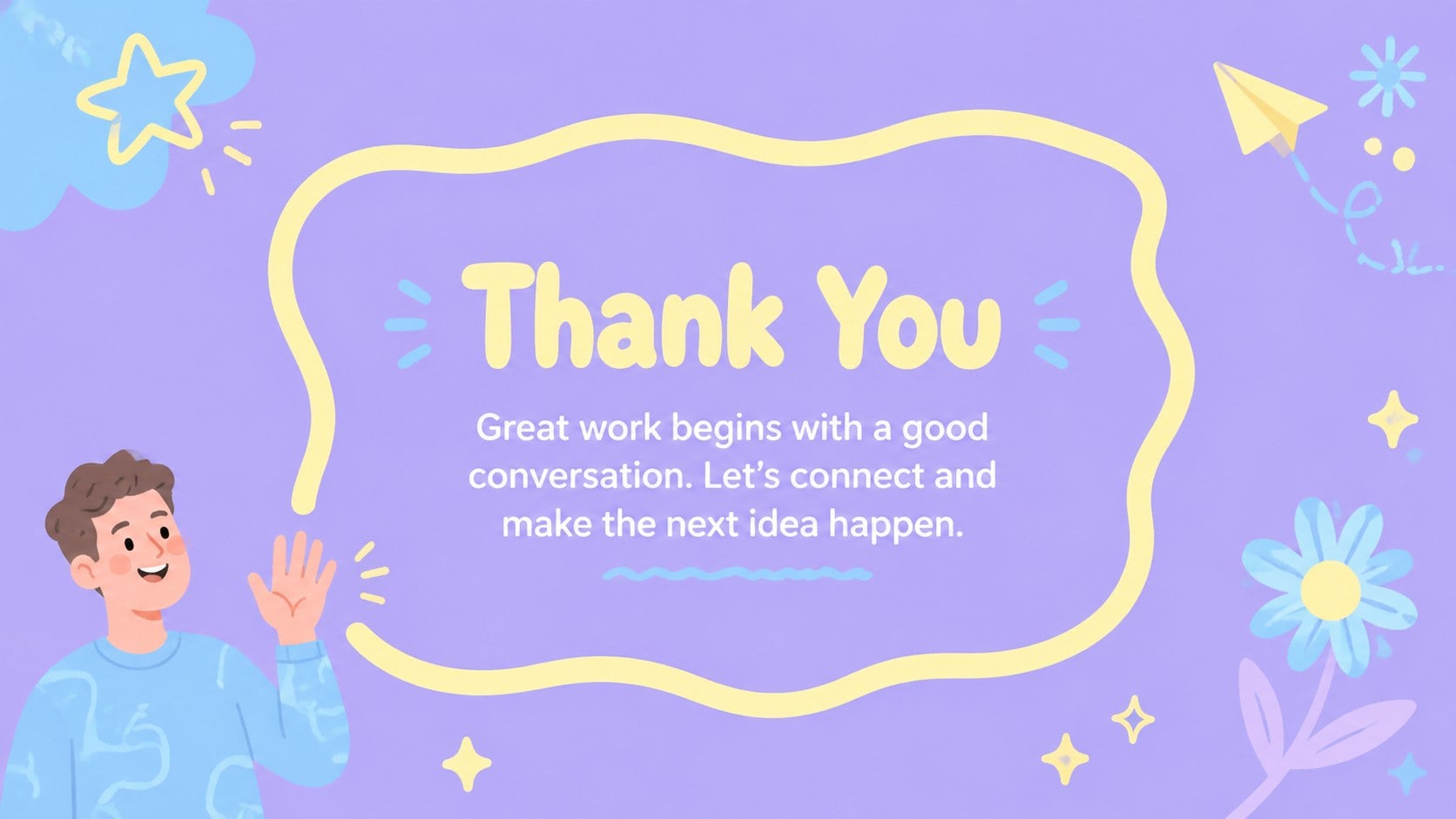 Pastel Doodle Portfolio Deck presentation template, slide 15