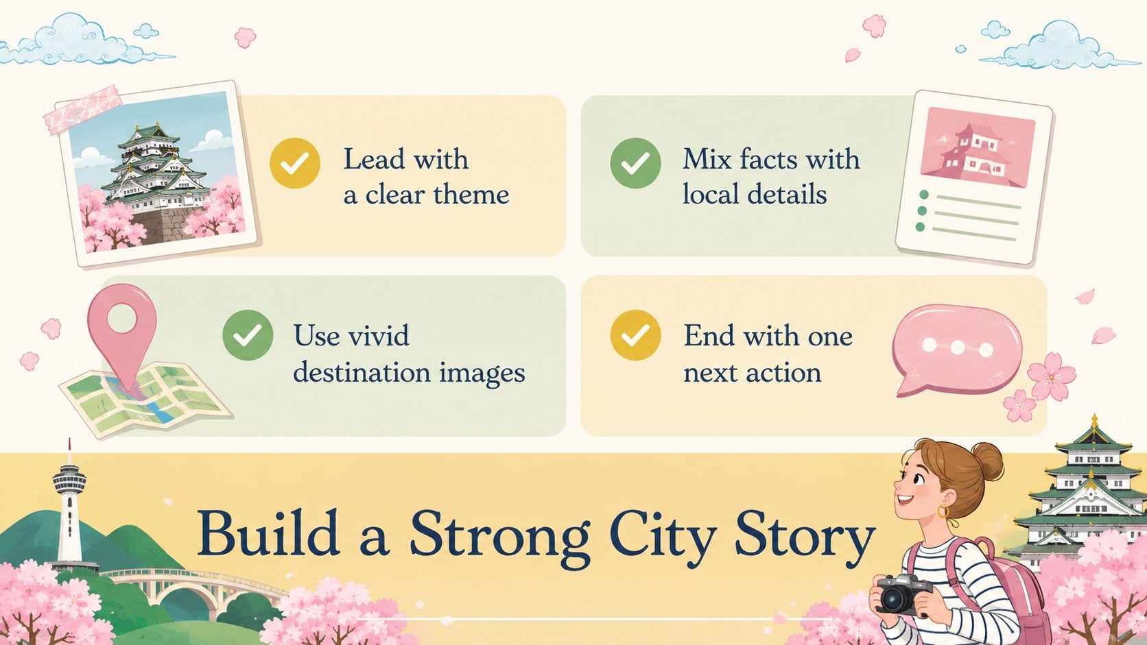Pastel Osaka Culture Story Deck presentation template, slide 14