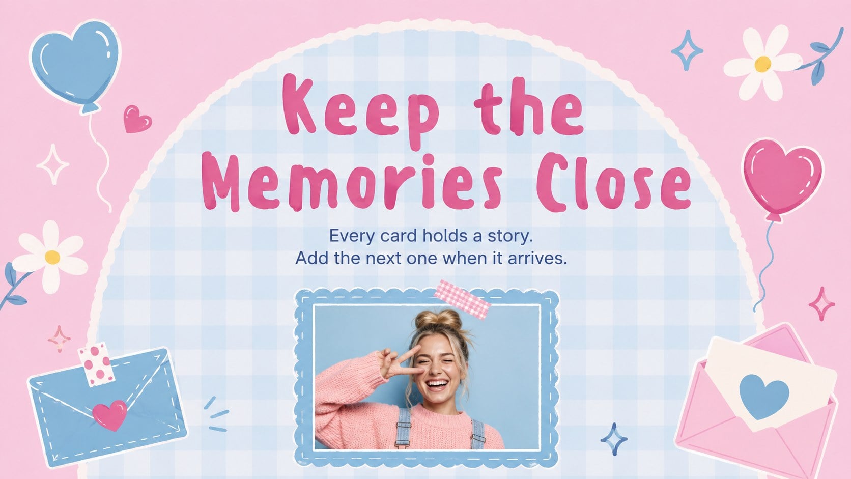 Pastel Photocard Memory Journal Deck presentation template, slide 15