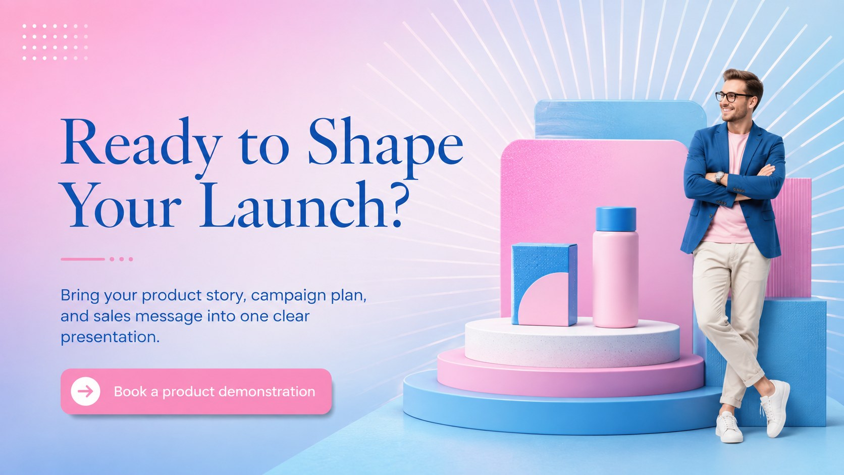 Pastel Product Launch Brochure Deck presentation template, slide 14