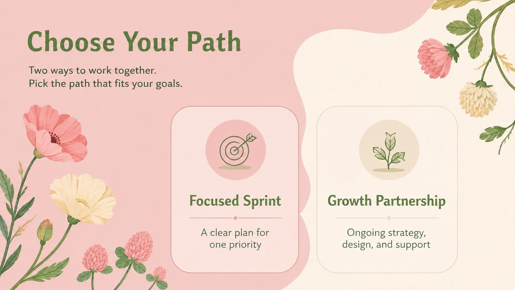 Pastel Spring Business Presentation presentation template, slide 9
