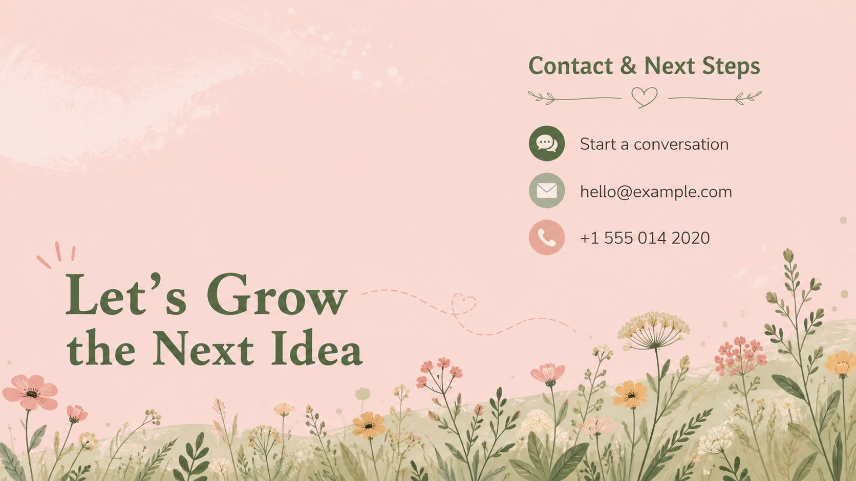 Pastel Spring Business Presentation presentation template, slide 12