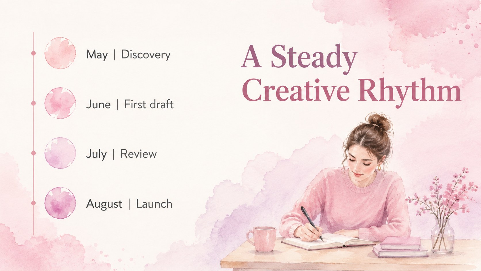 Pastel Wash Storyboard Theme presentation template, slide 10