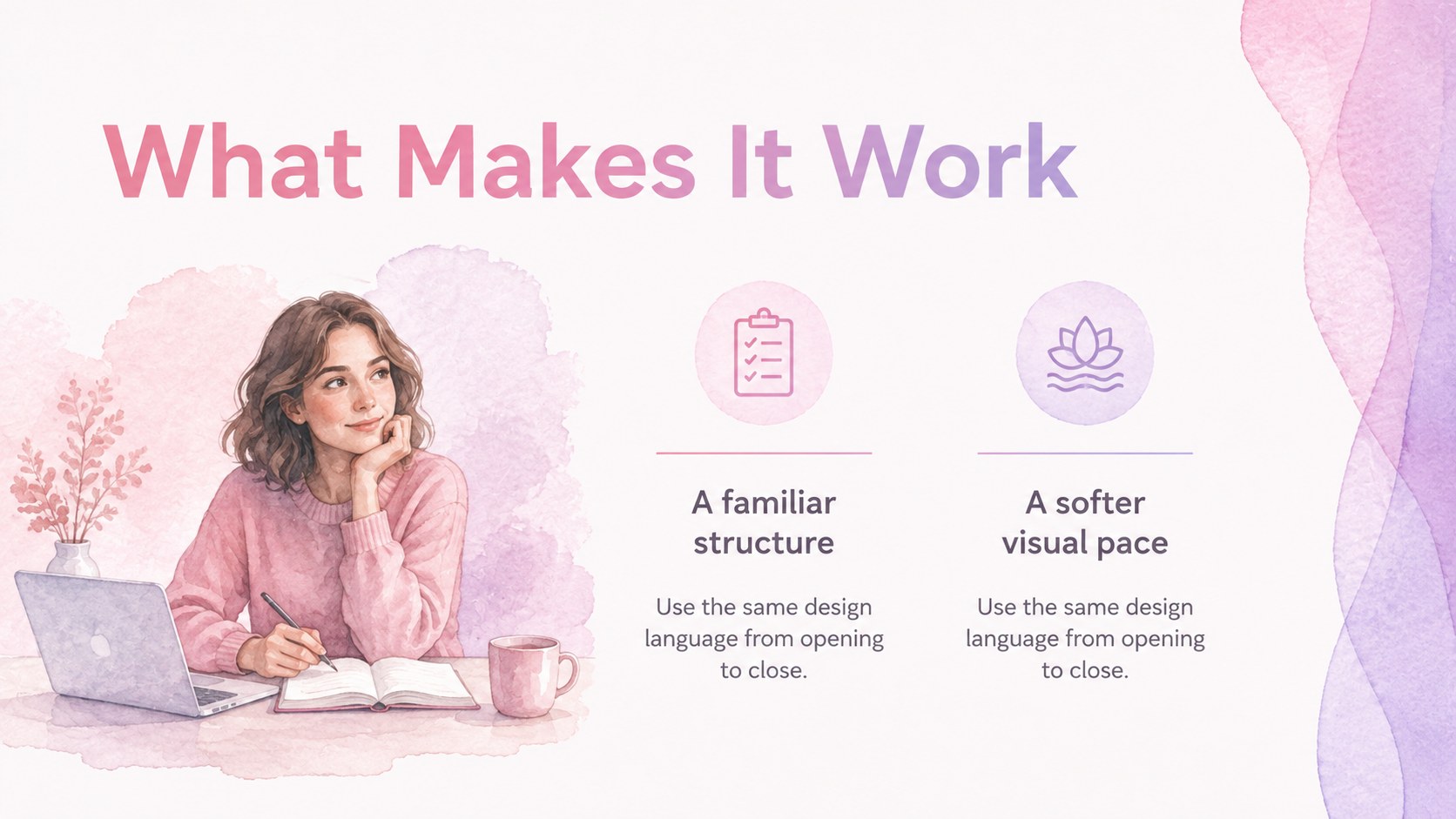 Pastel Wash Storyboard Theme presentation template, slide 13