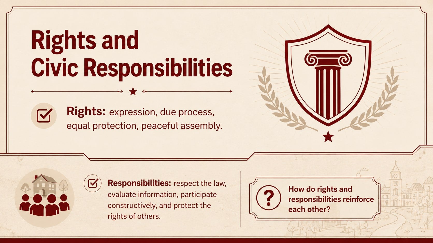 Philippine Government Civics Slides for Secondary Classrooms presentation template, slide 12