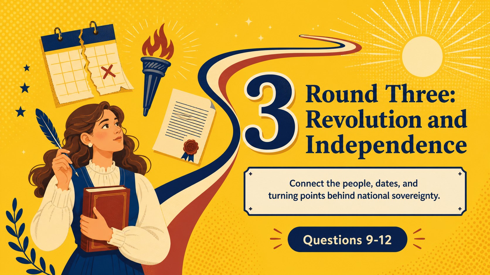 Philippines Past Quiz Challenge presentation template, slide 10