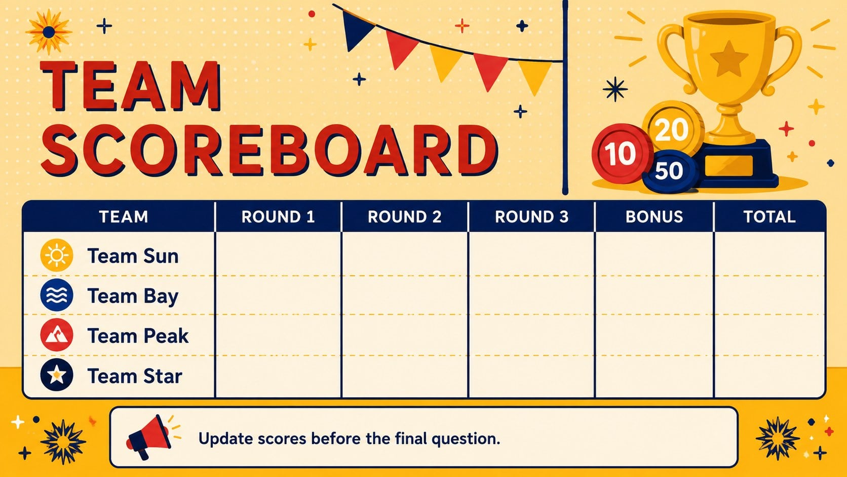 Philippines Past Quiz Challenge presentation template, slide 14