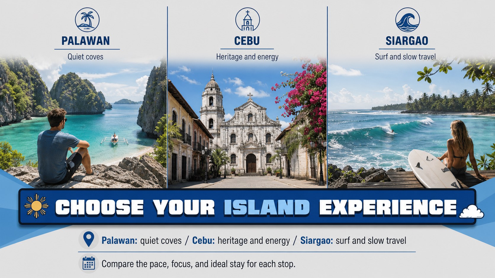 Modelo de apresentação Guia de Viagem às Filipinas, slide 13