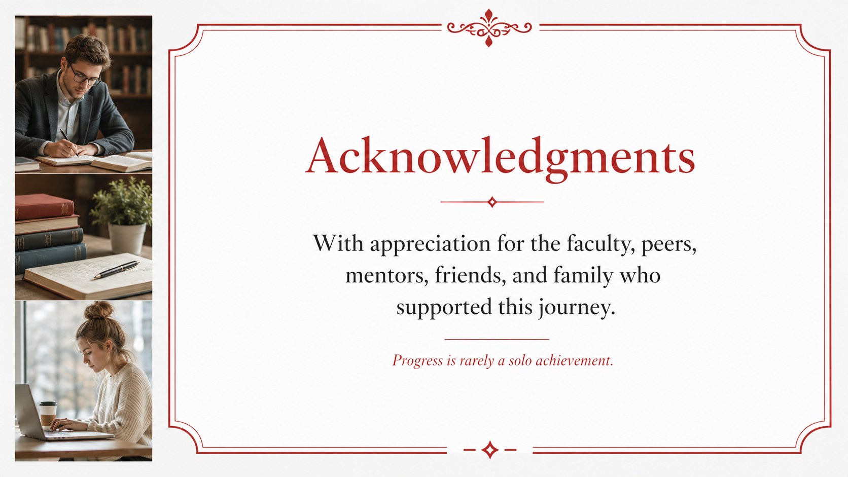 Phoenix Graduate Achievement Portfolio Slides presentation template, slide 12