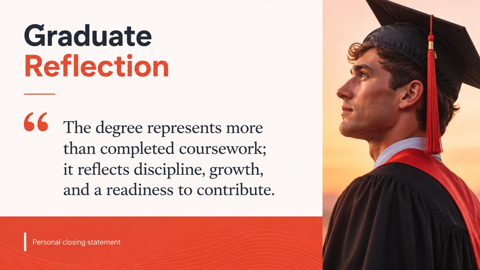 Phoenix Graduate Achievement Portfolio Slides presentation template, slide 14