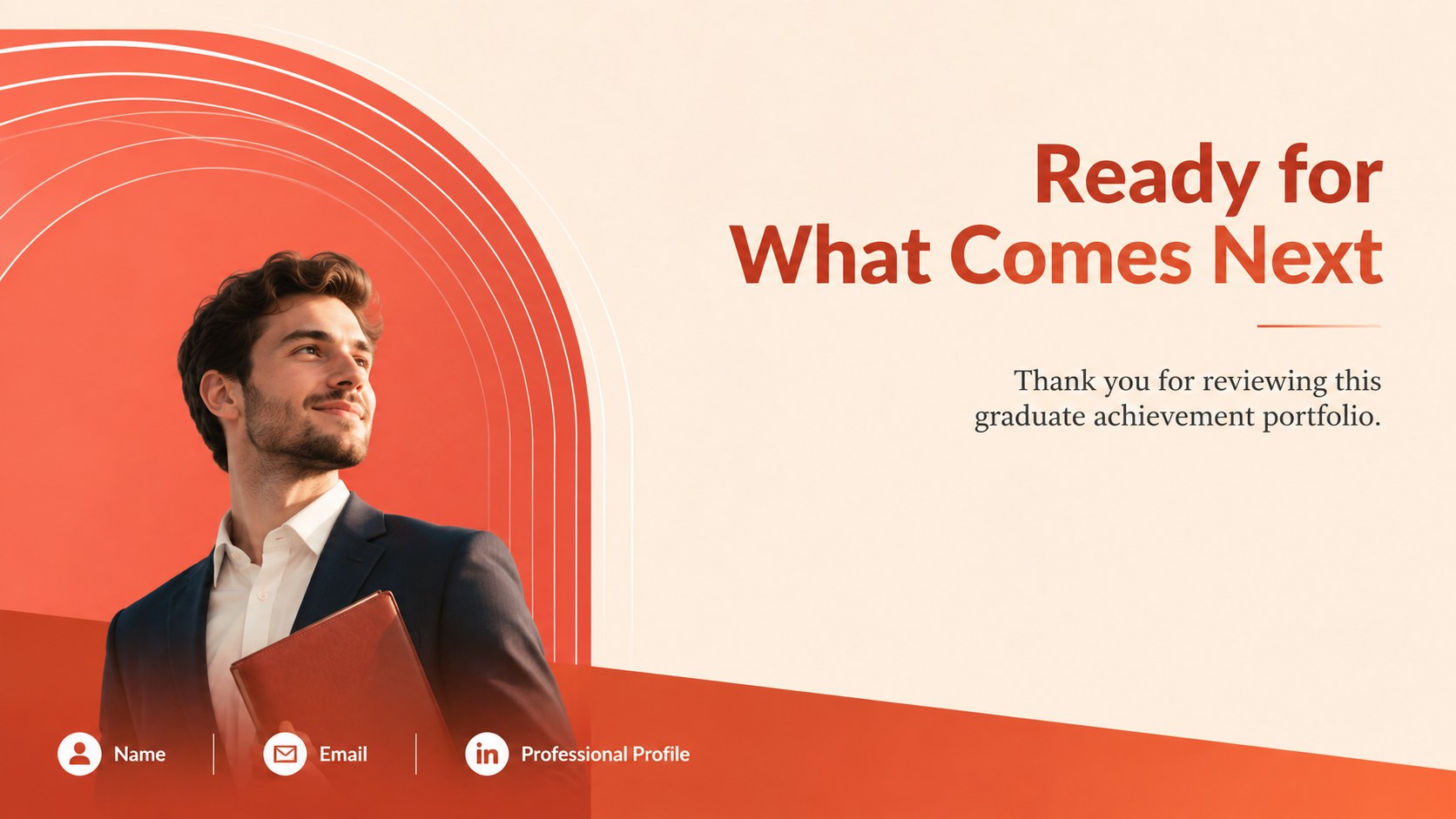Phoenix Graduate Achievement Portfolio Slides presentation template, slide 15