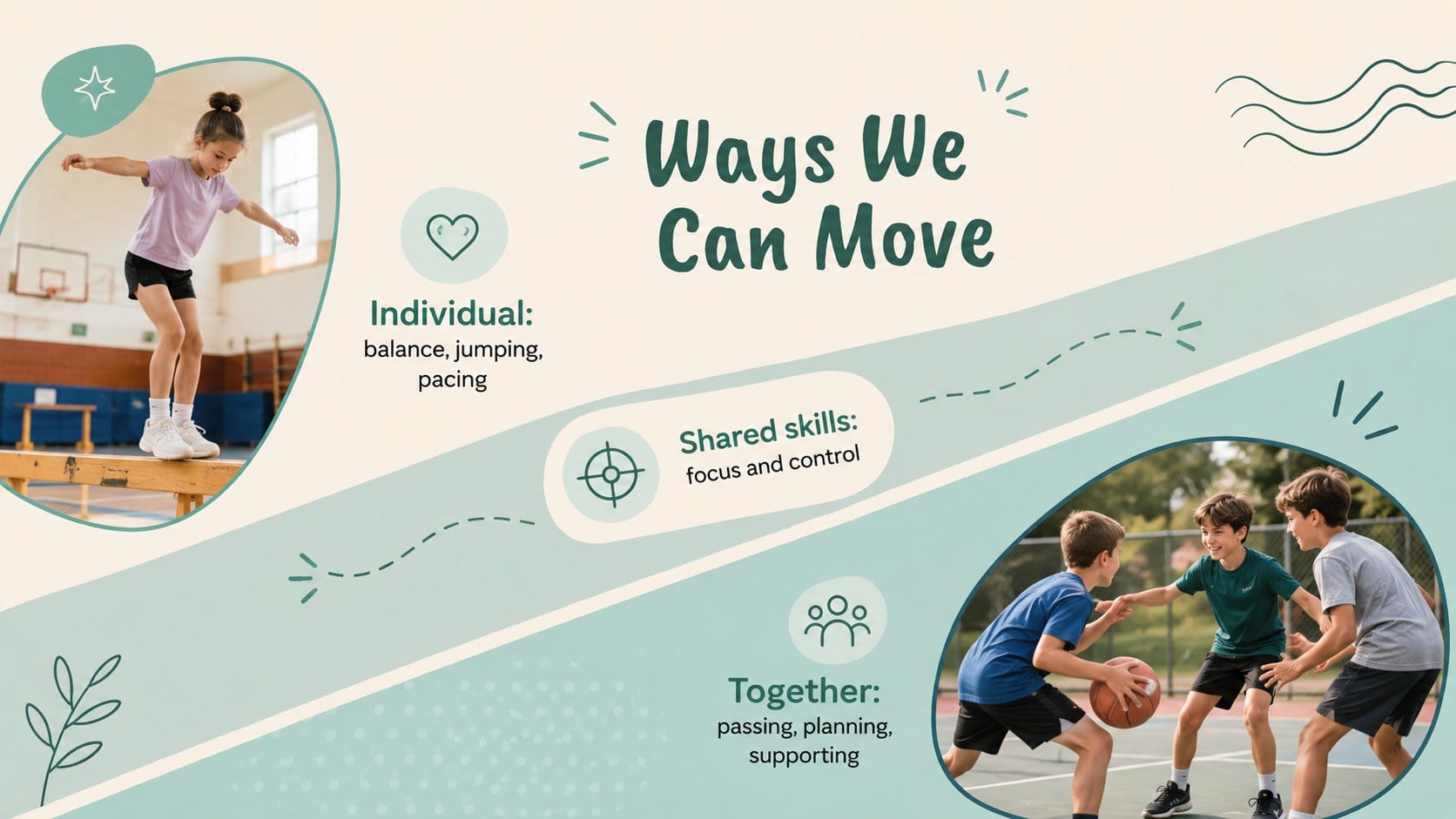 Physical Education Lesson Planner Deck presentation template, slide 11