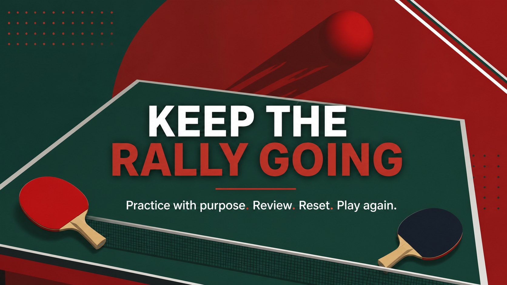Ping Pong Skills Training Deck presentation template, slide 15