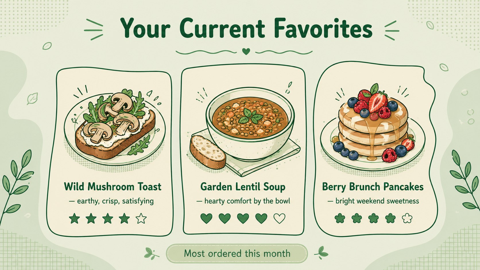 Modelo de apresentação Boletim Ilustrado de Café Vegano, slide 7