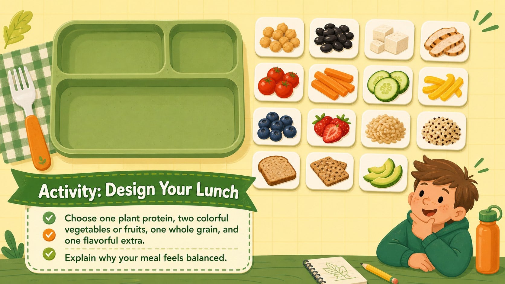 Modelo de apresentação Dia Mundial do Vegetarianismo, slide 11
