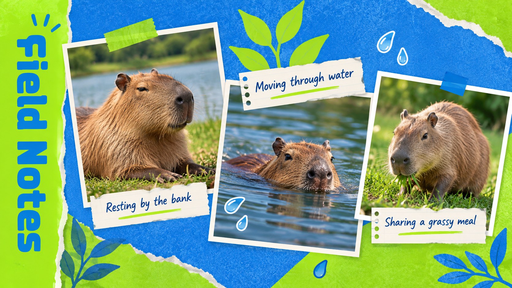 Modelo de apresentação Temática Ilustrada de Capivara, slide 12