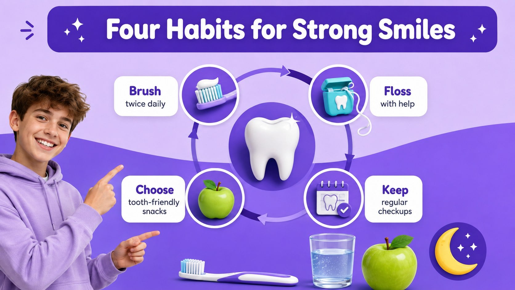 Playful Pediatric Dental Clinic Deck presentation template, slide 8