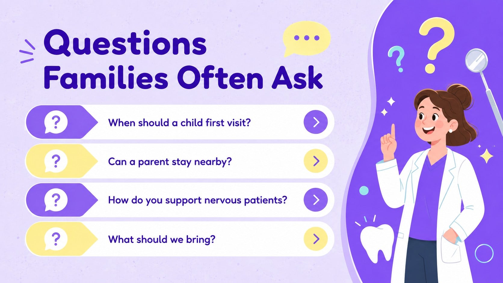 Playful Pediatric Dental Clinic Deck presentation template, slide 14