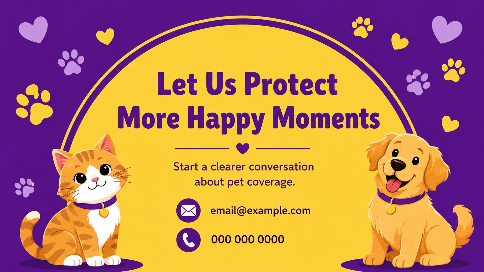 Playful Pet Coverage Brand Deck presentation template, slide 15