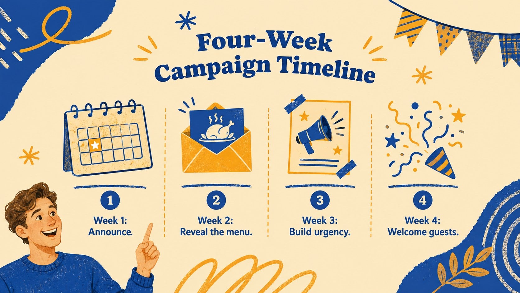 Playful Thanksgiving Promotion Deck presentation template, slide 13