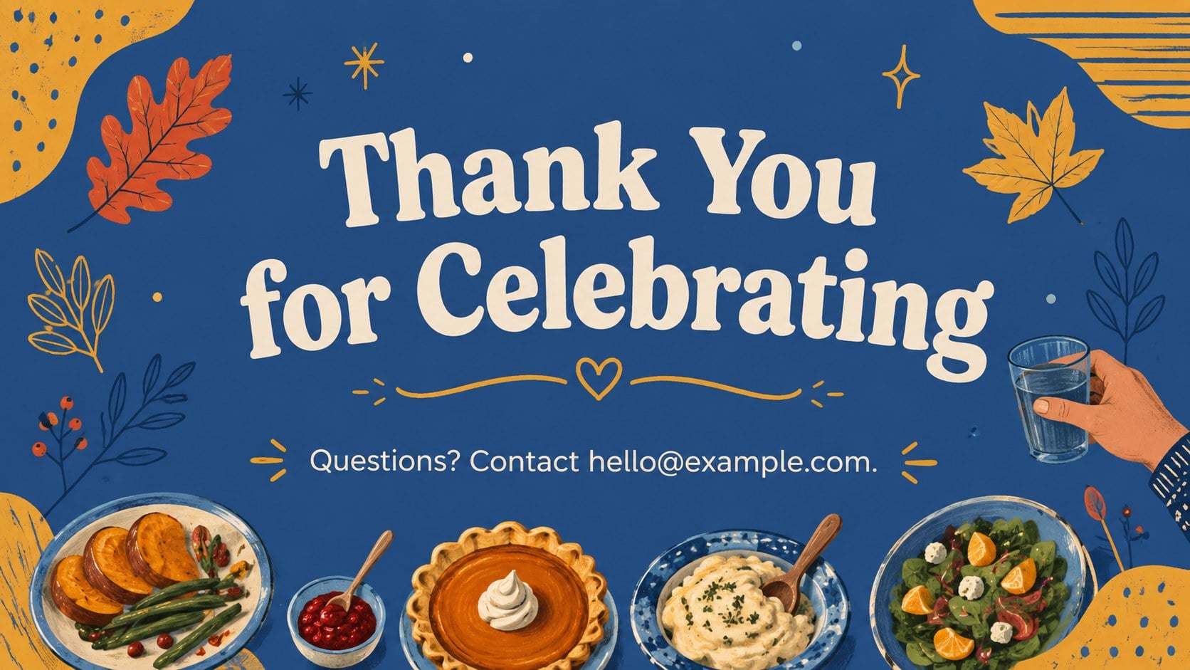 Playful Thanksgiving Promotion Deck presentation template, slide 15