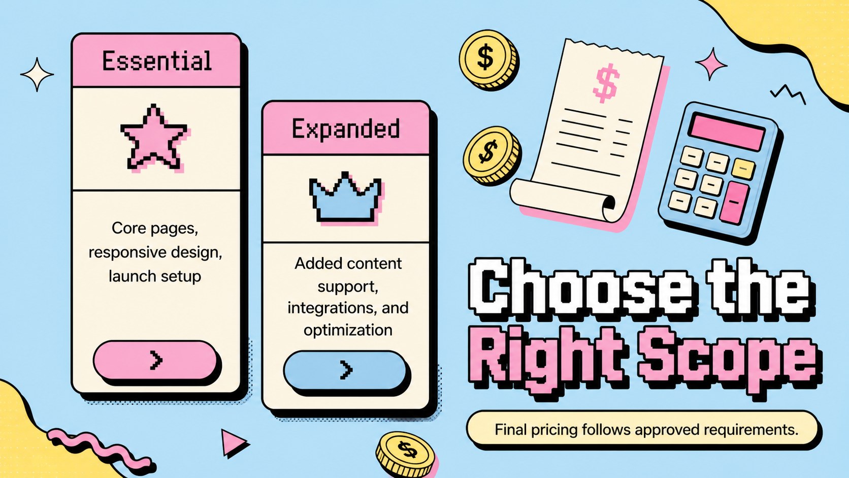 Playful Website Pitch Deck presentation template, slide 10