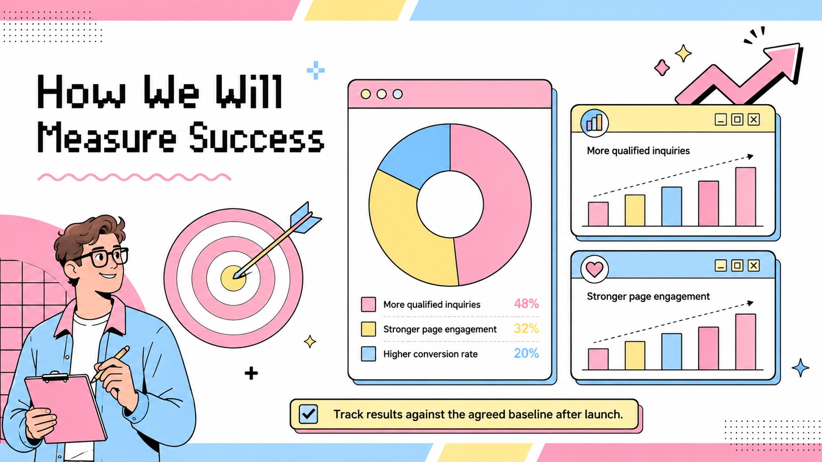 Playful Website Pitch Deck presentation template, slide 13