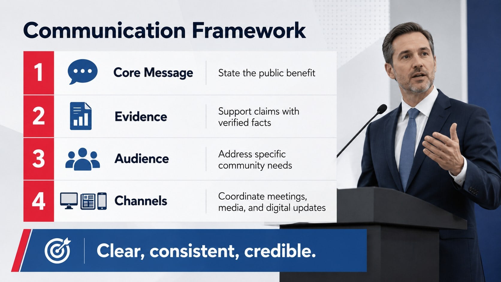 Political Party Identity and Strategy Deck presentation template, slide 14