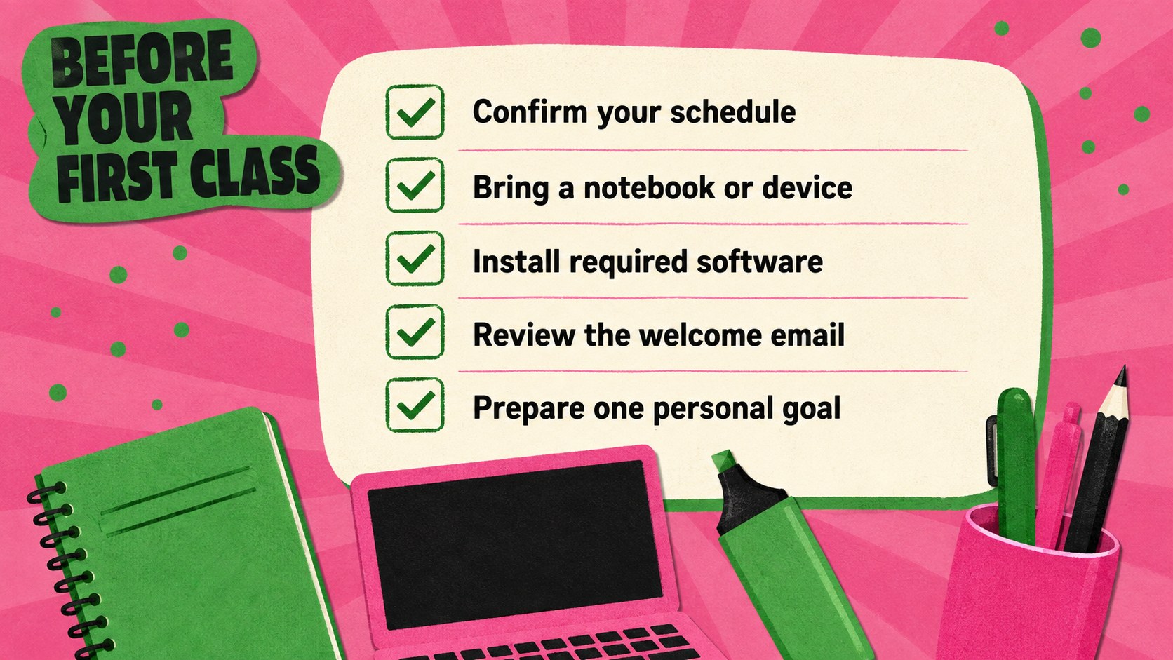 Pop Art Summer Course Newsletter presentation template, slide 11