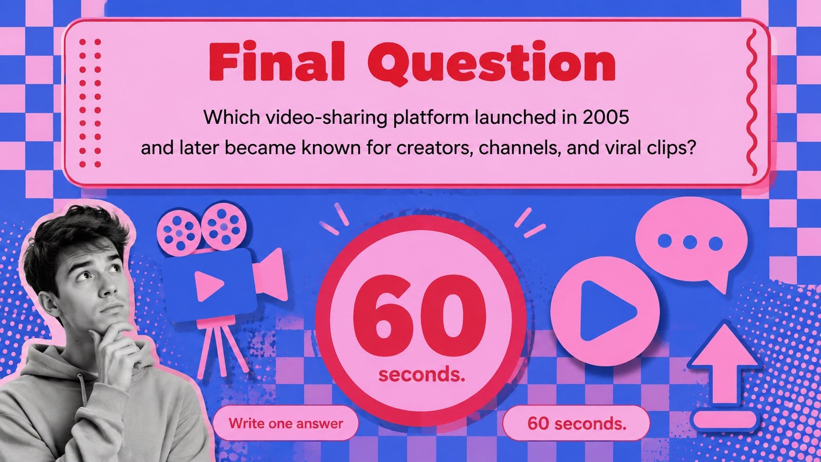 Modelo de apresentação Jogo de Trivia sobre Cultura Pop, slide 13