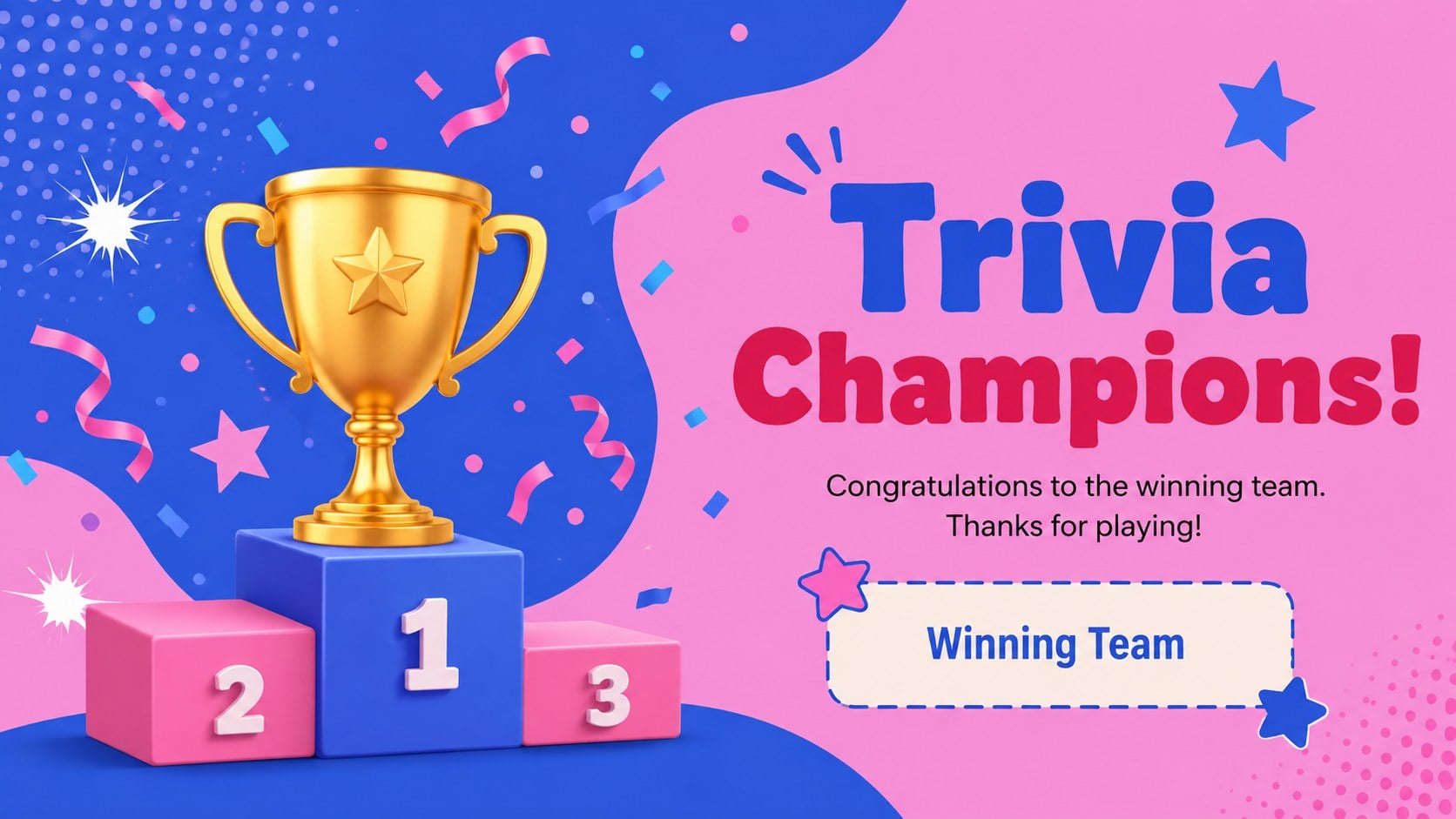 Modelo de apresentação Jogo de Trivia sobre Cultura Pop, slide 15