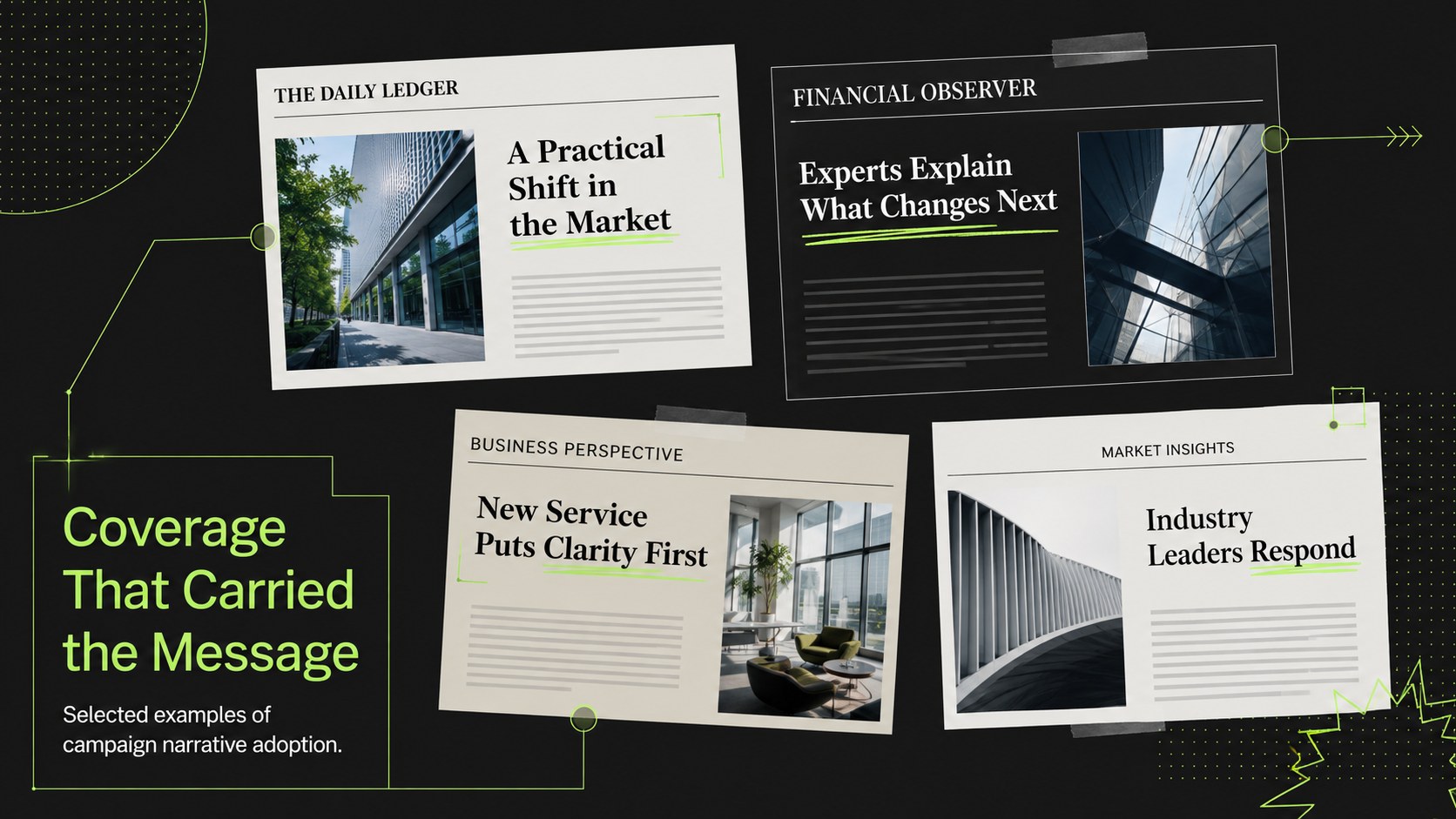 Modelo de apresentação Portfólio de Campanhas de RP, slide 11