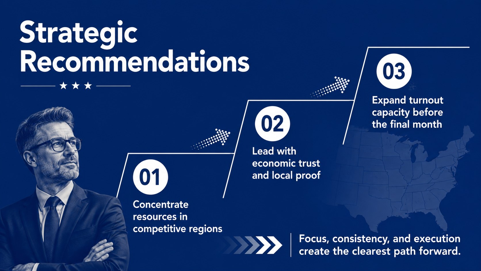 Presidential Race Strategy Briefing presentation template, slide 14