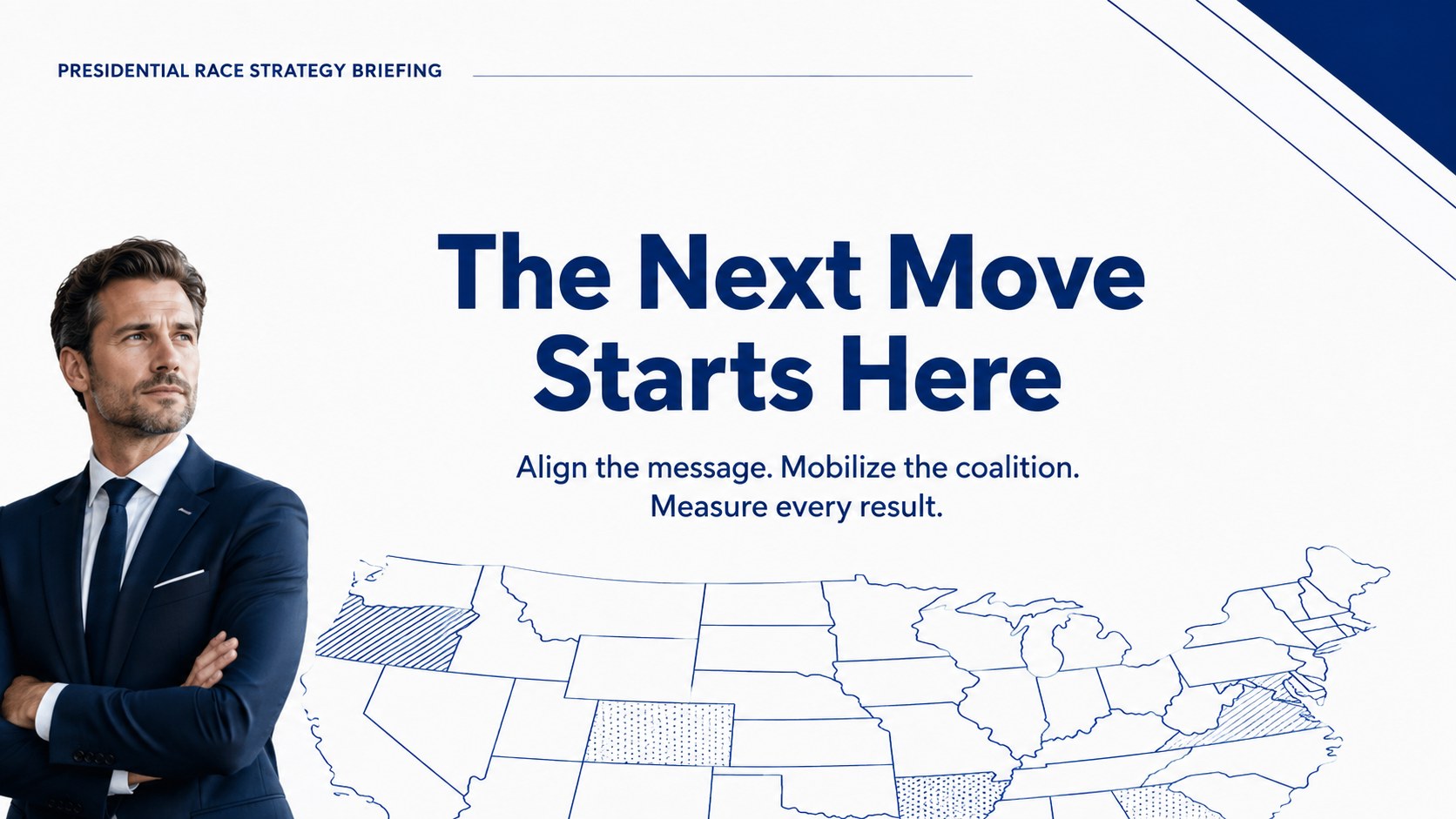 Presidential Race Strategy Briefing presentation template, slide 15