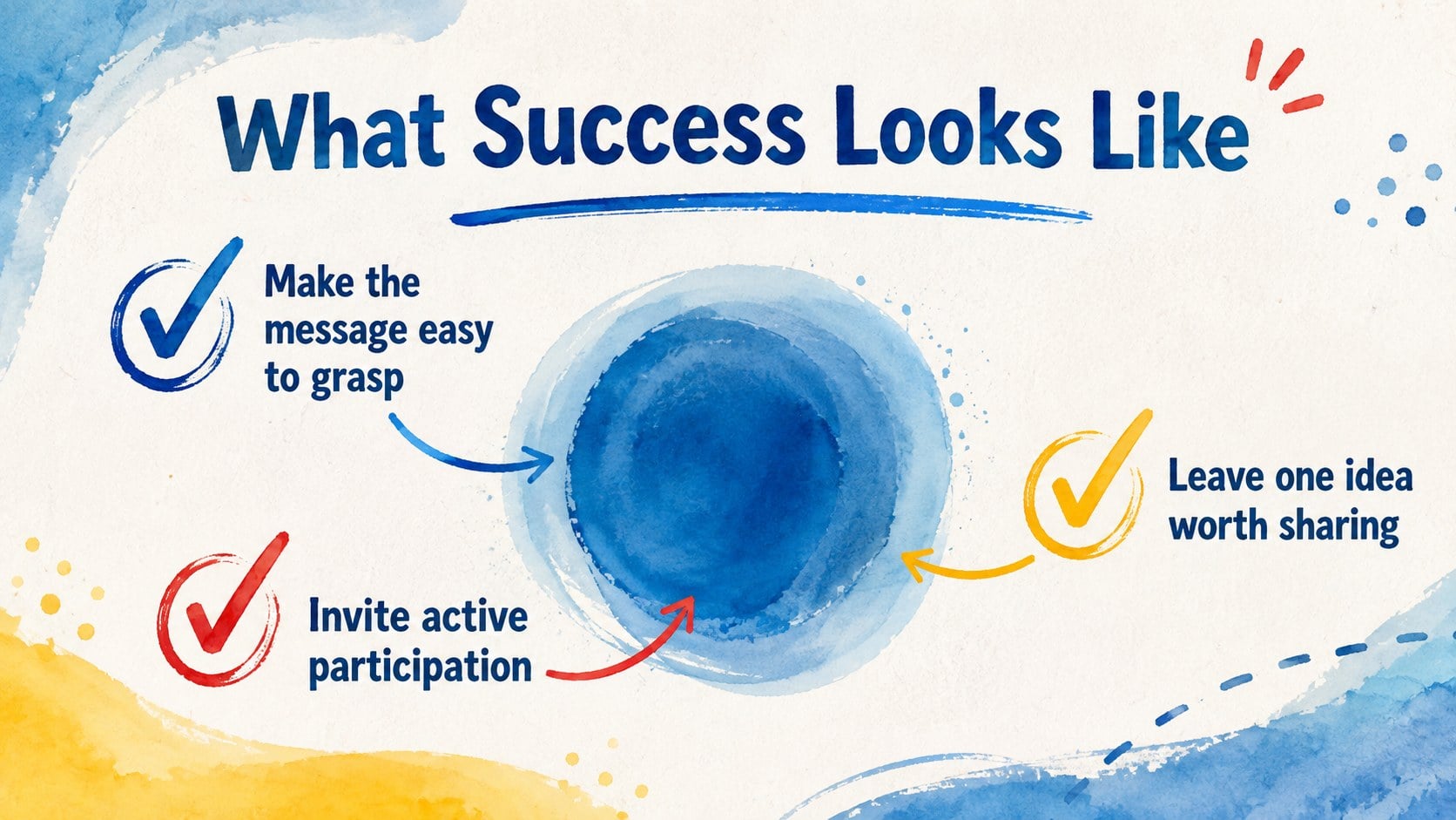 Primary Color Watercolor Creative Deck presentation template, slide 4
