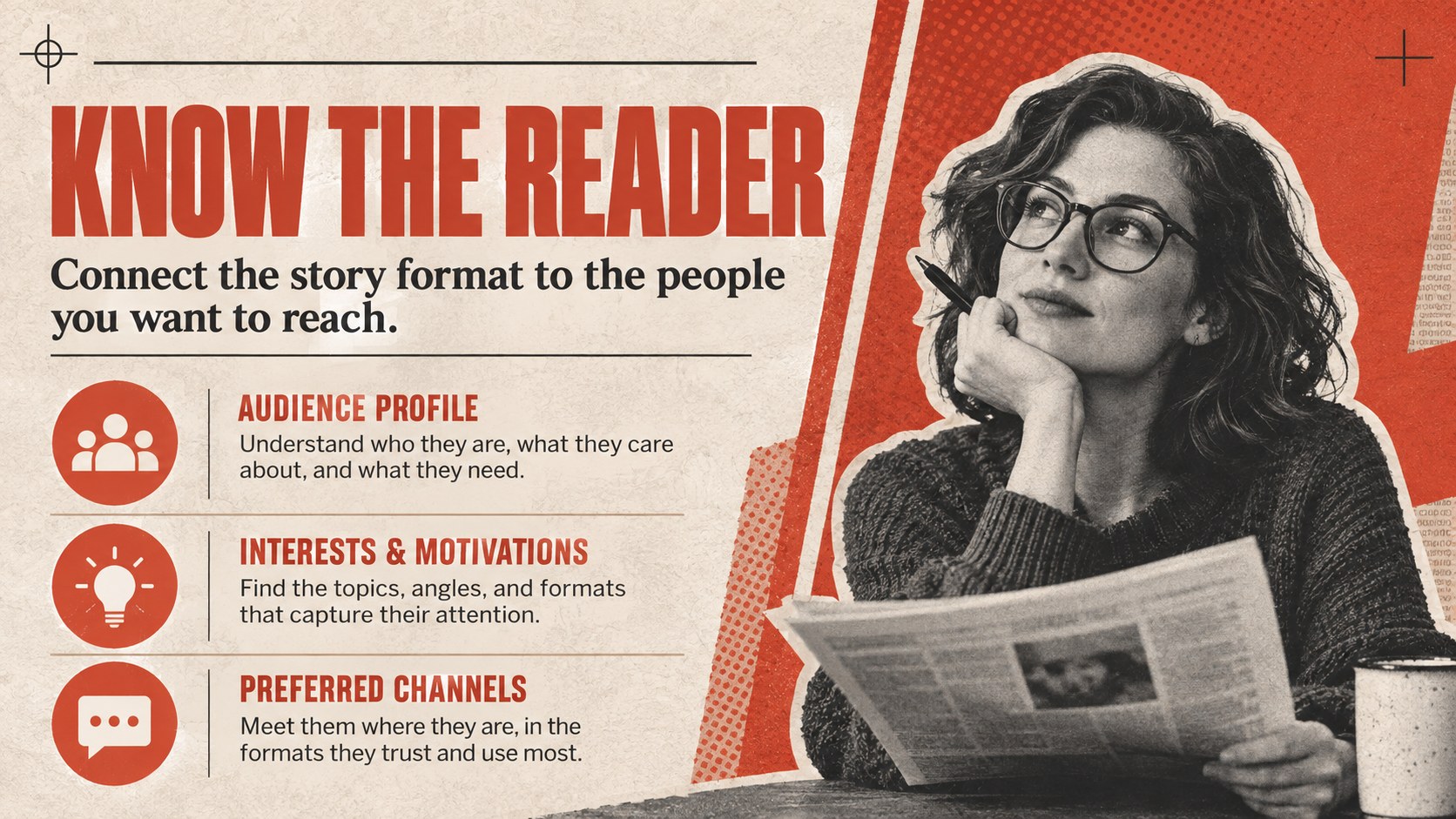 Modelo de apresentação Portfólio de Jornalismo Impresso para Comunicação, slide 10