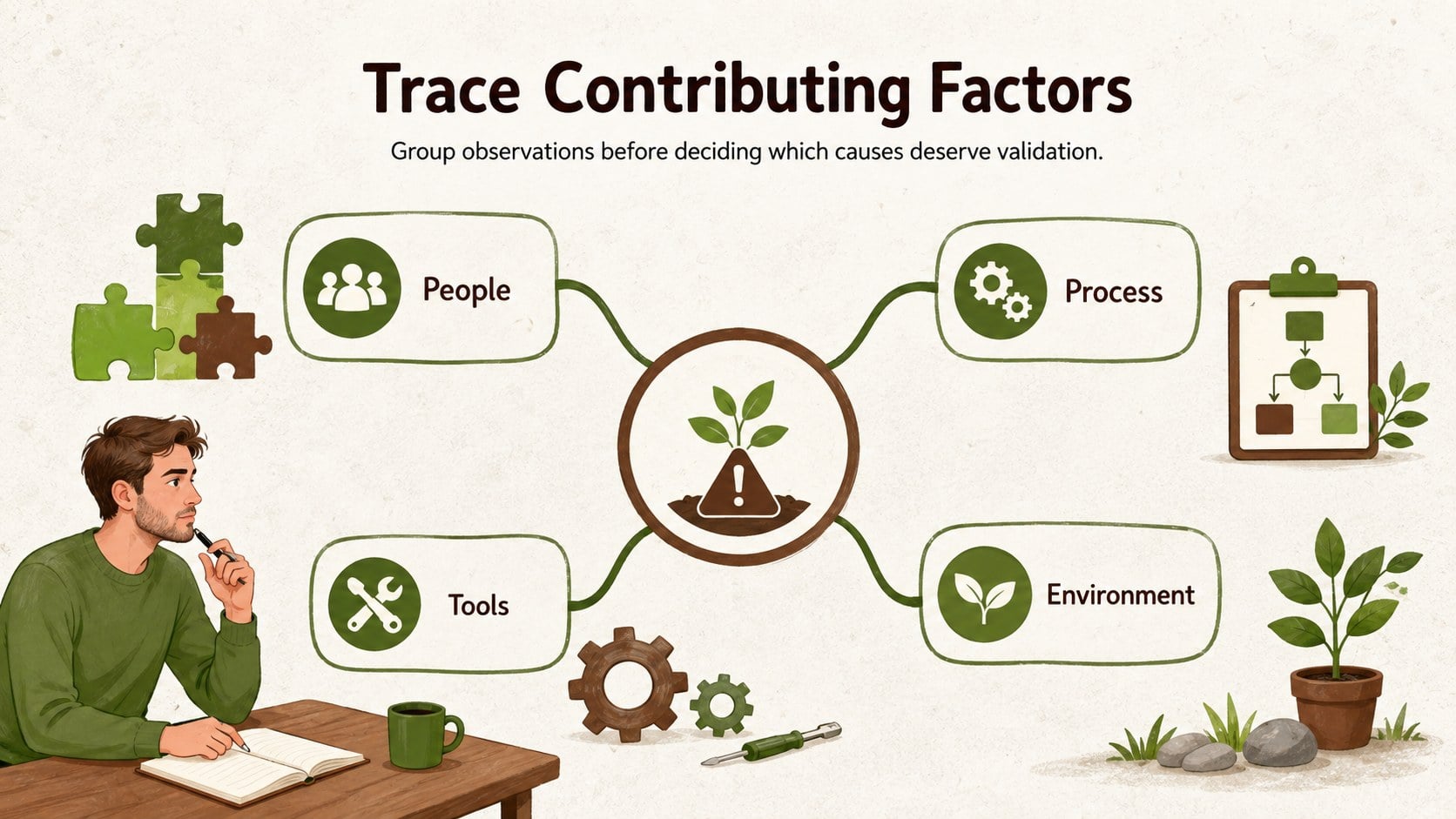 Problem Source Investigation Slides presentation template, slide 3