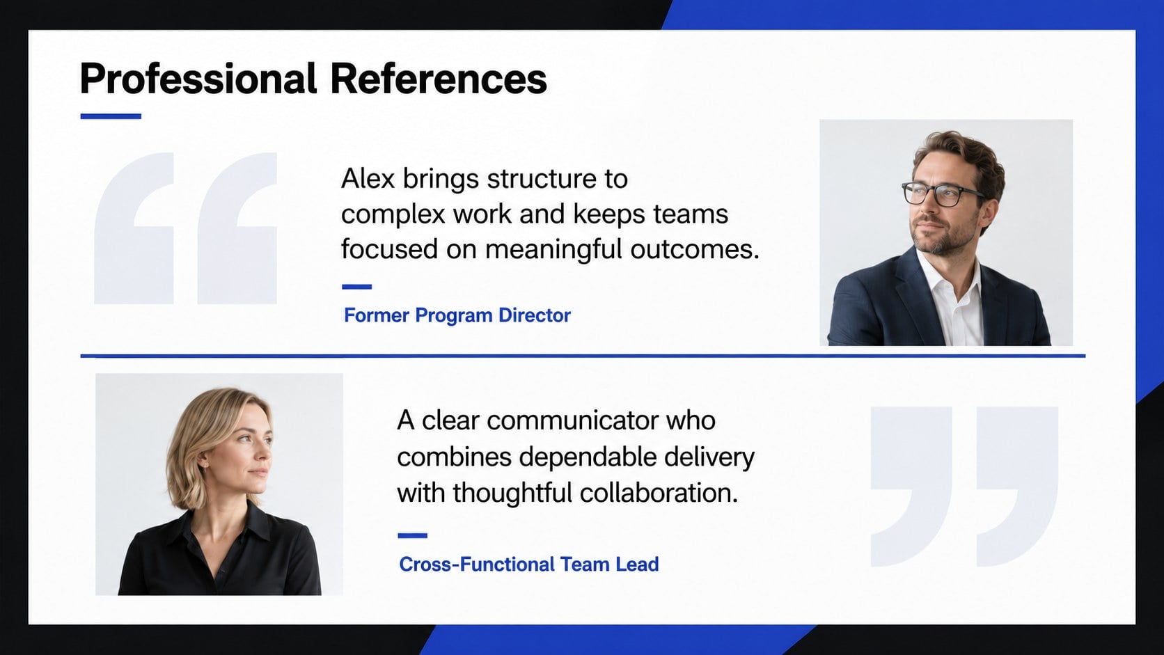 Professional CV Portfolio Deck presentation template, slide 15