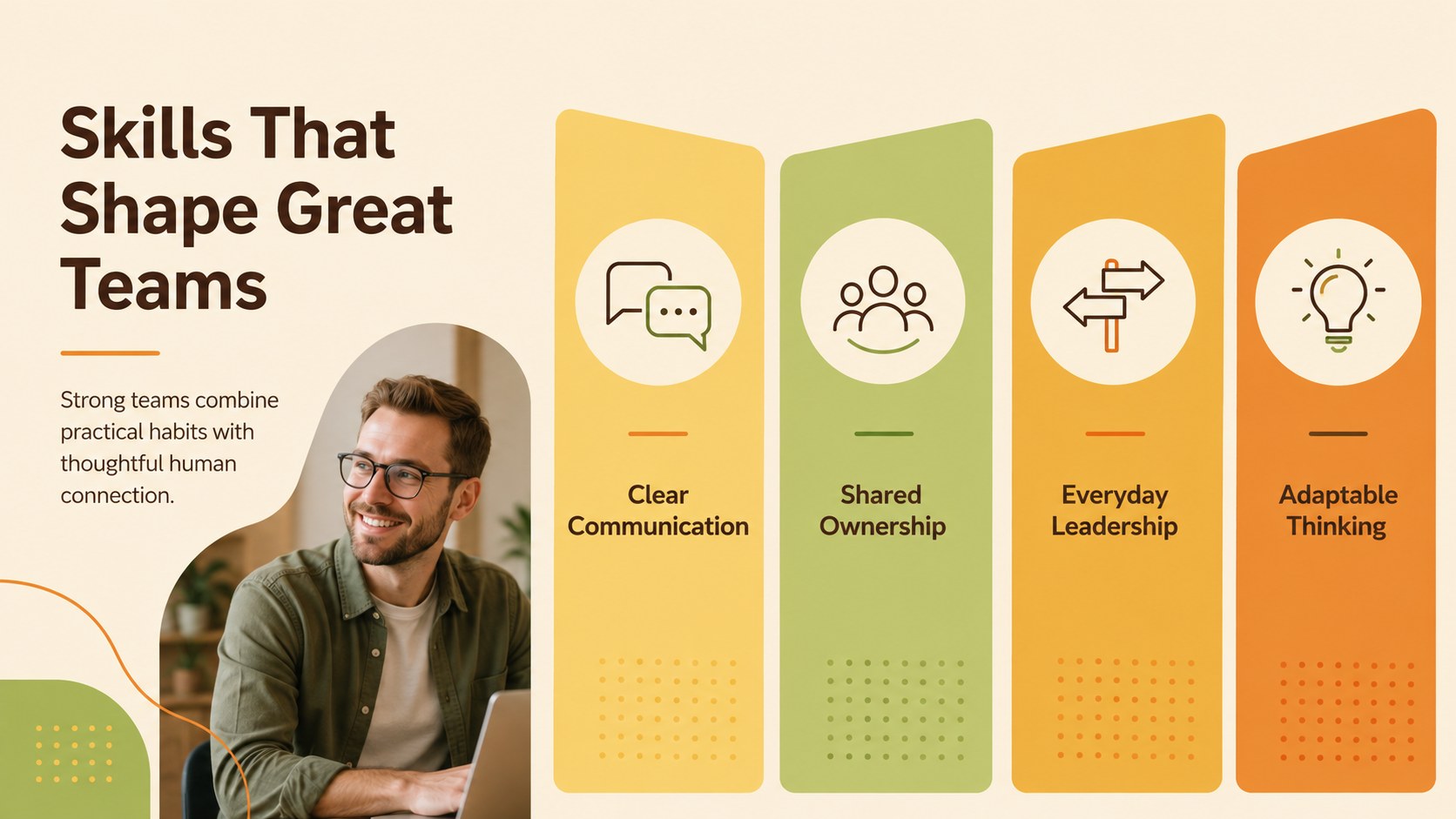 Professional Skills Workshop Slide Deck presentation template, slide 3