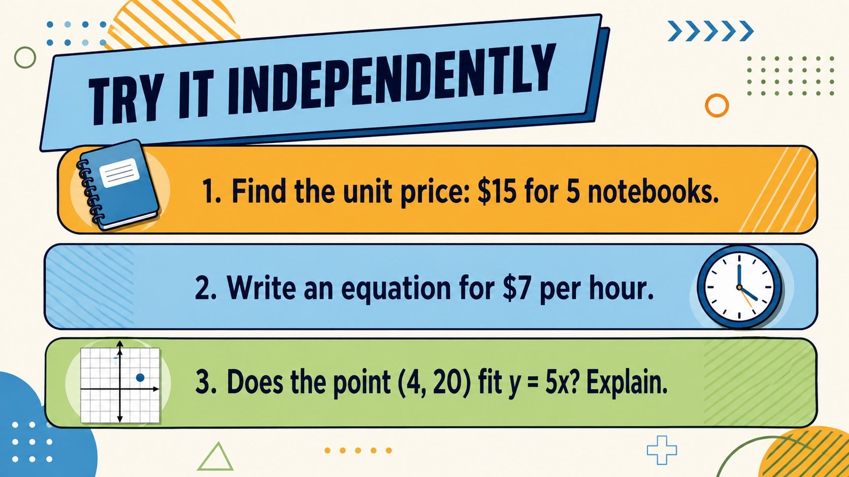 Proportional Reasoning Math Slides presentation template, slide 12