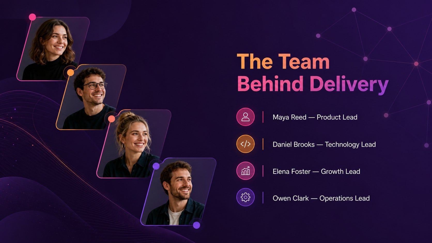 Purple Tech Strategy Slides presentation template, slide 13