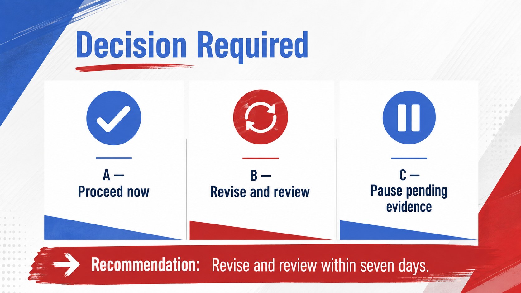 Red and Blue Party Strategy Briefing Deck presentation template, slide 12