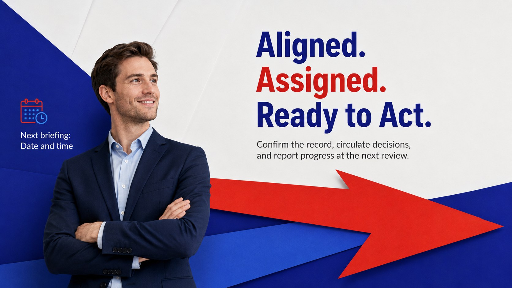 Red and Blue Party Strategy Briefing Deck presentation template, slide 15