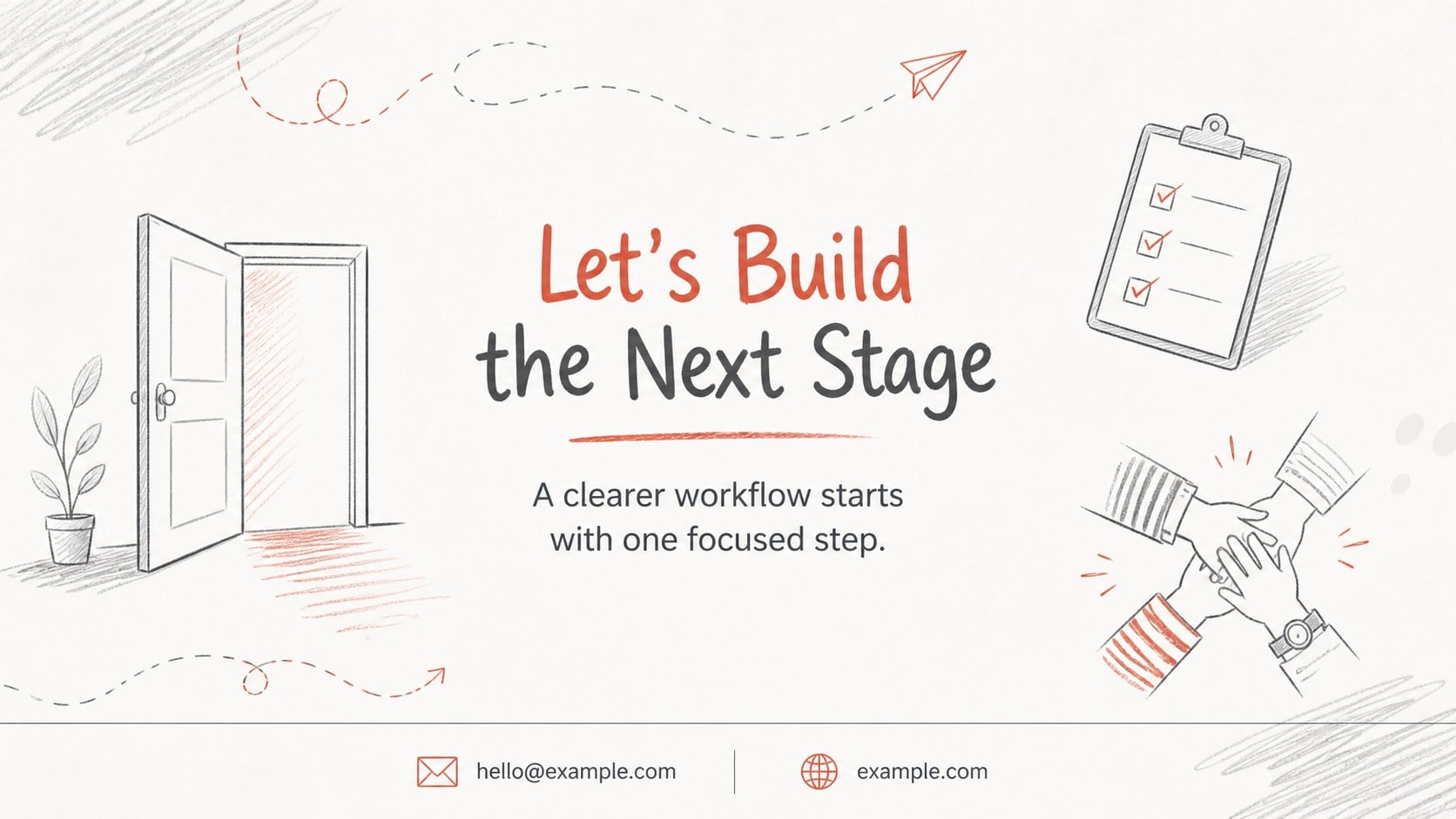 Modelo de apresentação Storyboard de Startup em Esboço Vermelho, slide 16