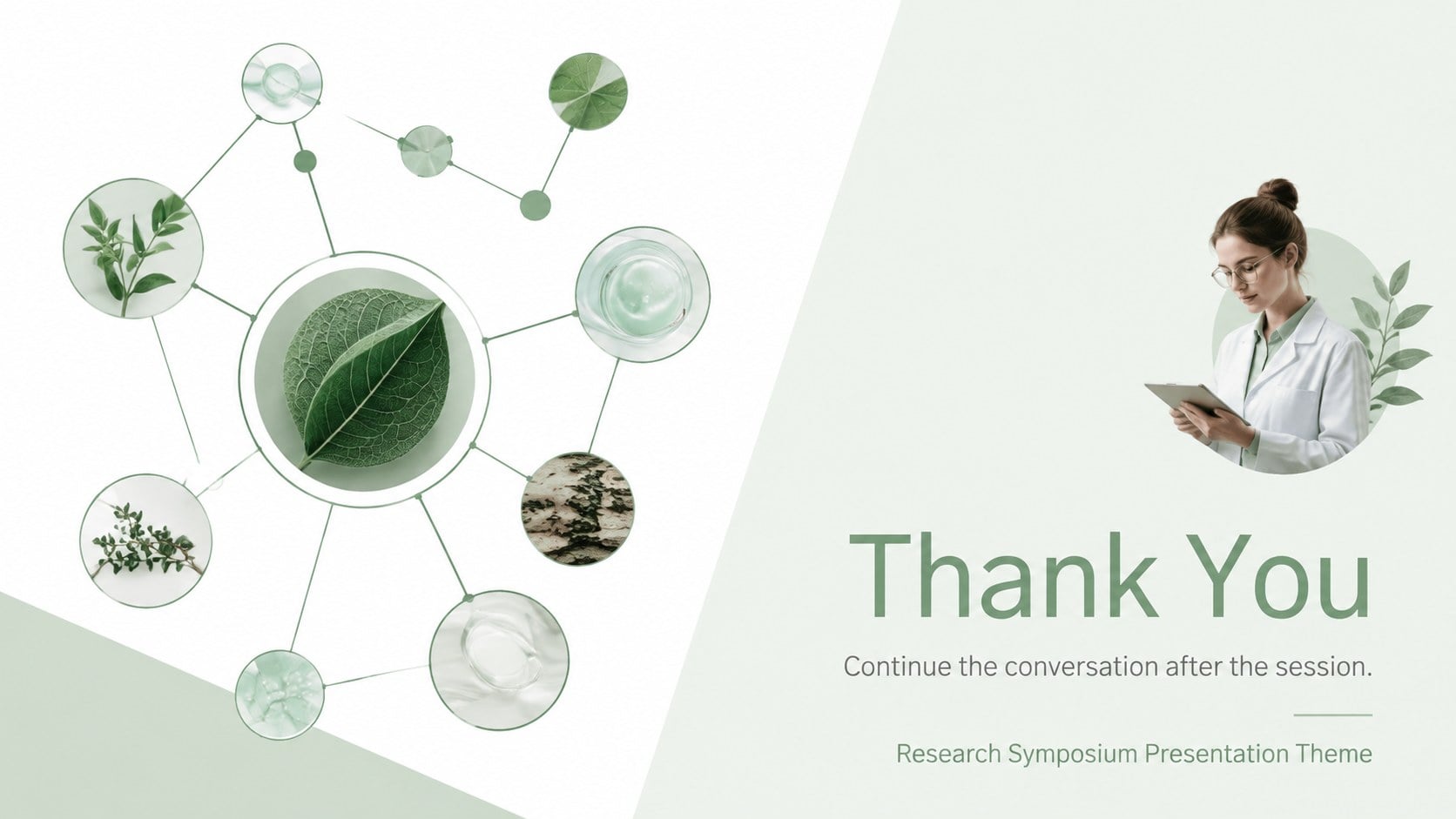 Research Symposium Presentation Theme presentation template, slide 15