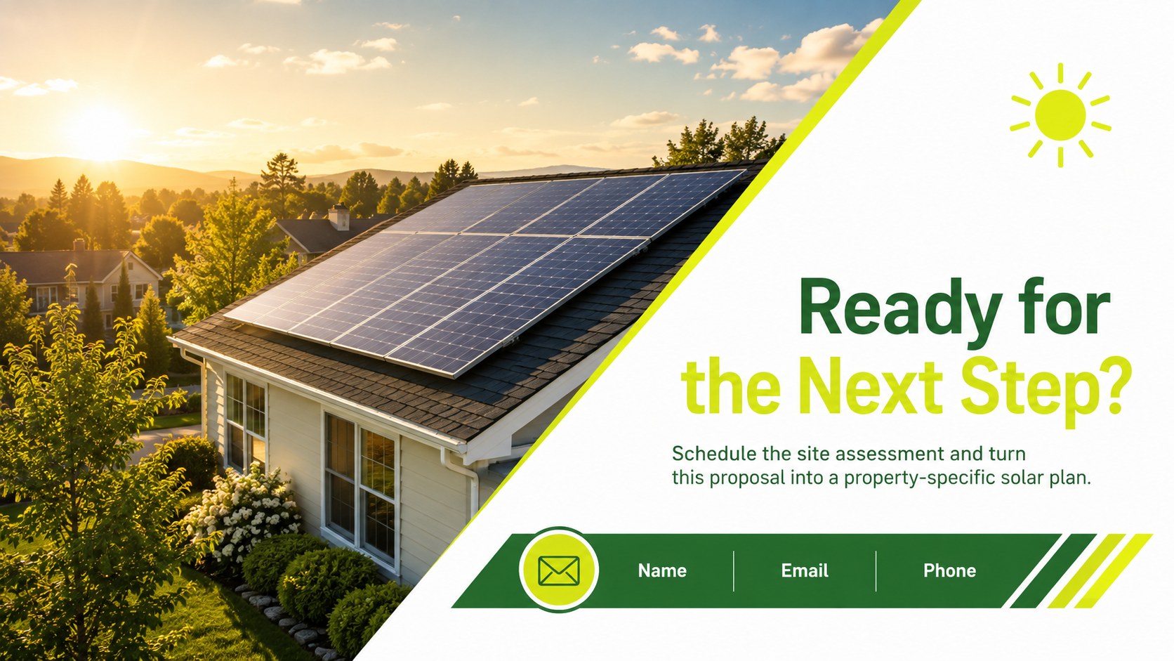 Modelo de apresentação Proposta Solar Residencial, slide 14