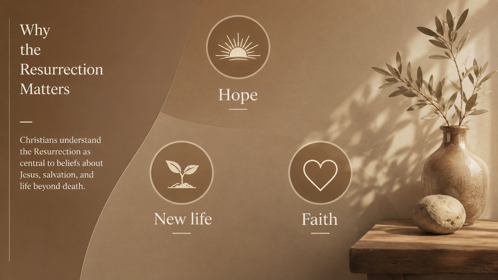 Resurrection Lesson Slides for Middle School presentation template, slide 11